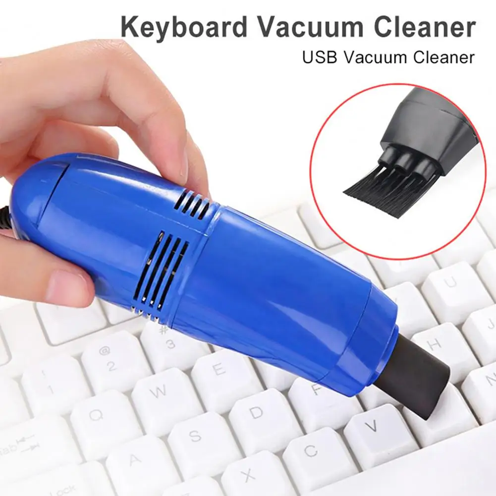 

Mini Computer Vacuum USB Keyboard Brush Cleaner Laptop Brush Dust Cleaning Kit Household Cleaning Tool Computer Cleaners