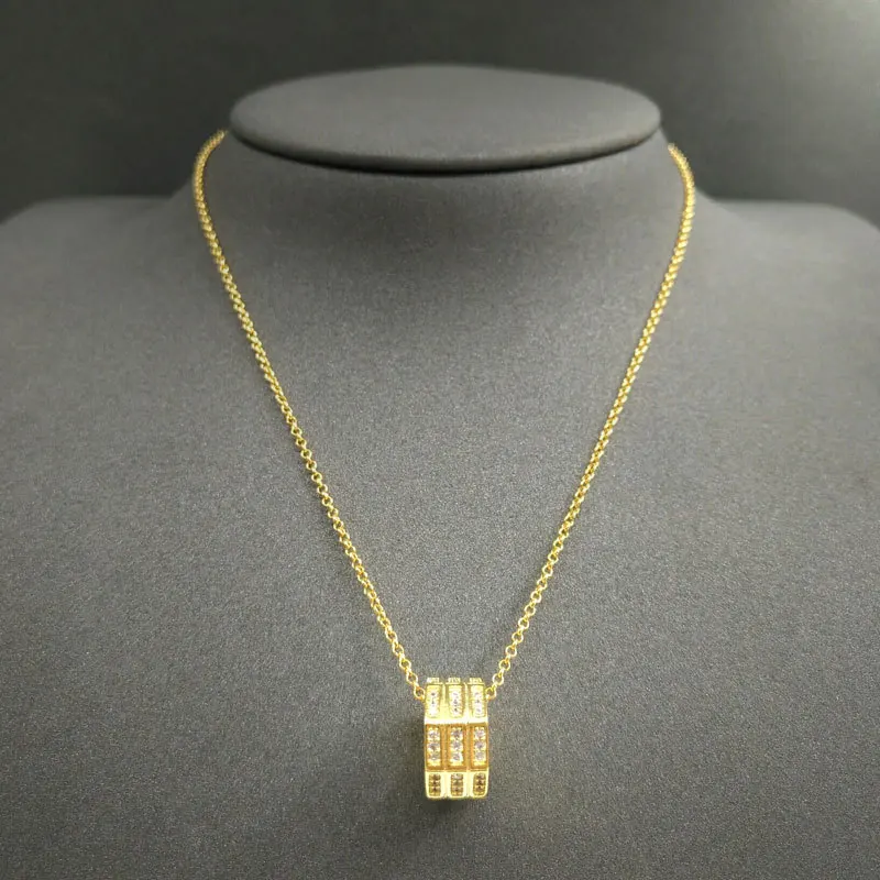 

Women's jewelry 2021 S925 Sterling Silver Necklace August new octagonal geometric Necklace women's fashion Bohemian jewelry