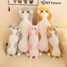 Симпатичная мягкая длинная подушка для кошек 50 см, плюшевые игрушки, мягкая подушка для сна в офисе, Подушка для сна, Подарочная кукла для девочек