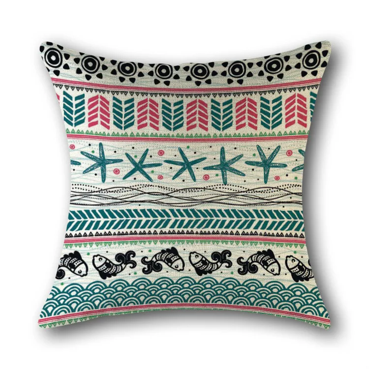 Богемный экзотический льняной телефон в этническом стиле с рисунком мандалы