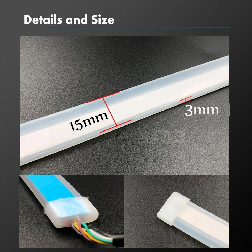 2 шт. новые автомобили DRL светодиодный дневные ходовые огни авто течет сигнал