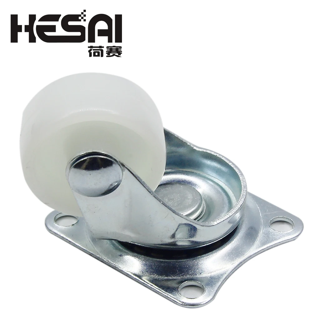 1 дюйм универсальный ролик Iight белое пластиковое колесо из ПП диаметр 25 мм