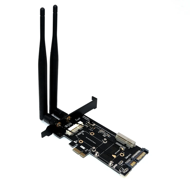 Mini PCI E/ MSATA SSD для E и SATA 2 5 адаптер с слотом sim карты WiFi/ 3G/4G/LTE/ Msata SSD|Платы расширения|
