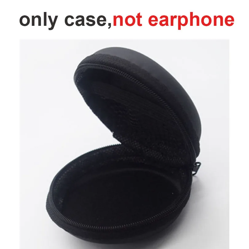 case not eaphone Вставные стерео басы двойные наушники для водителей наушники 3,5 мм разъем проводной контроль HiFi наушники для Panasonic P85 P88 samsung гарнитура - Цвет: case not eaphone