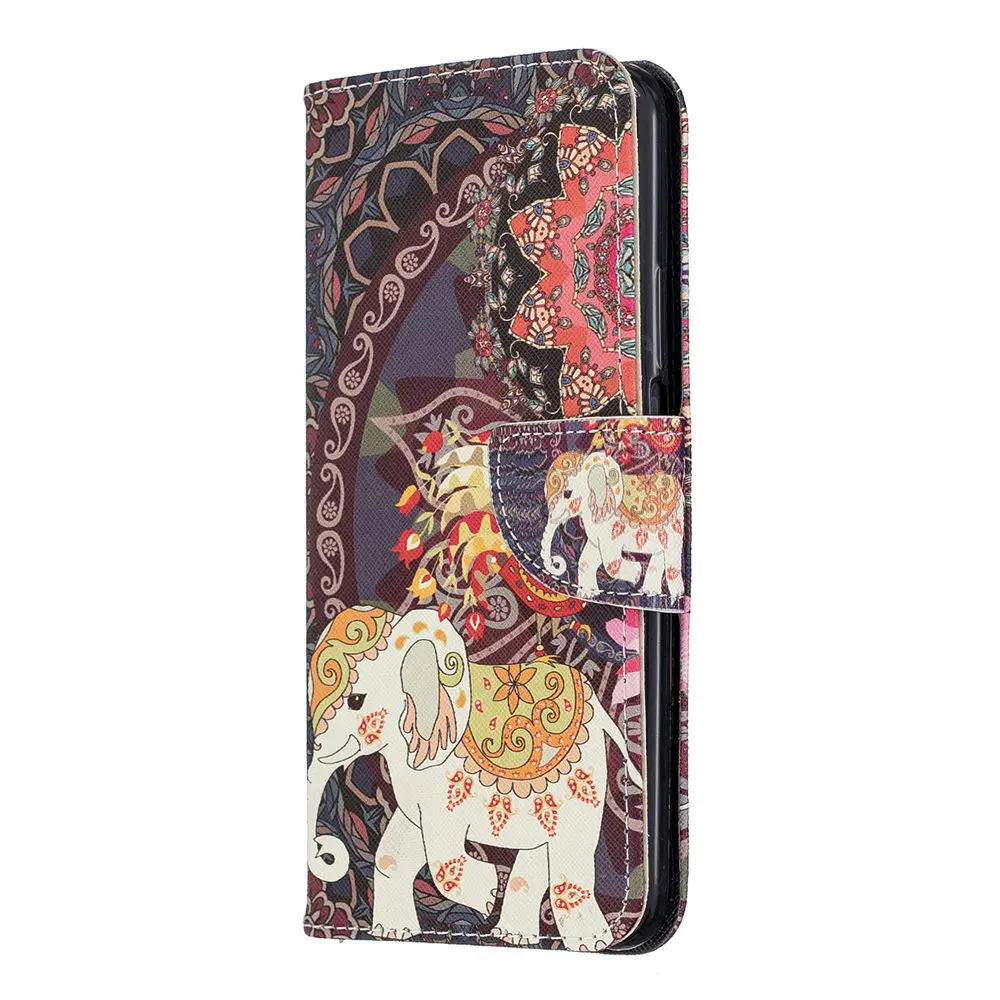 P10 Coque fundas для Xiao mi redmi 7 чехол кожаный бумажник с цветочным узором pouzdro на xio mi xiao mi redmi 7 флип чехол для телефона с рисунком панды - Цвет: P10