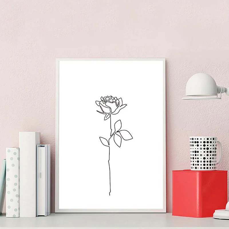 Минималистичная современная абстрактная Настенная картина Сексуальное Женское