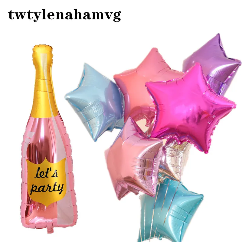 Новый Большой Кубок бутылки вина Свадьба юбилей вечерние надувной шар из
