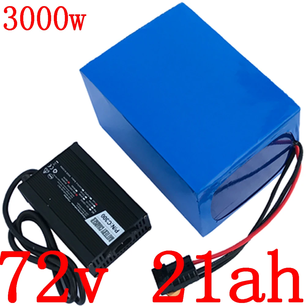 

18650 Li-ion cell eBike Battery 72V Battery Pack 72V 20AH 25AH 30AH Lithium Battery 72V 2000W 3000W Electric Bike Scooter