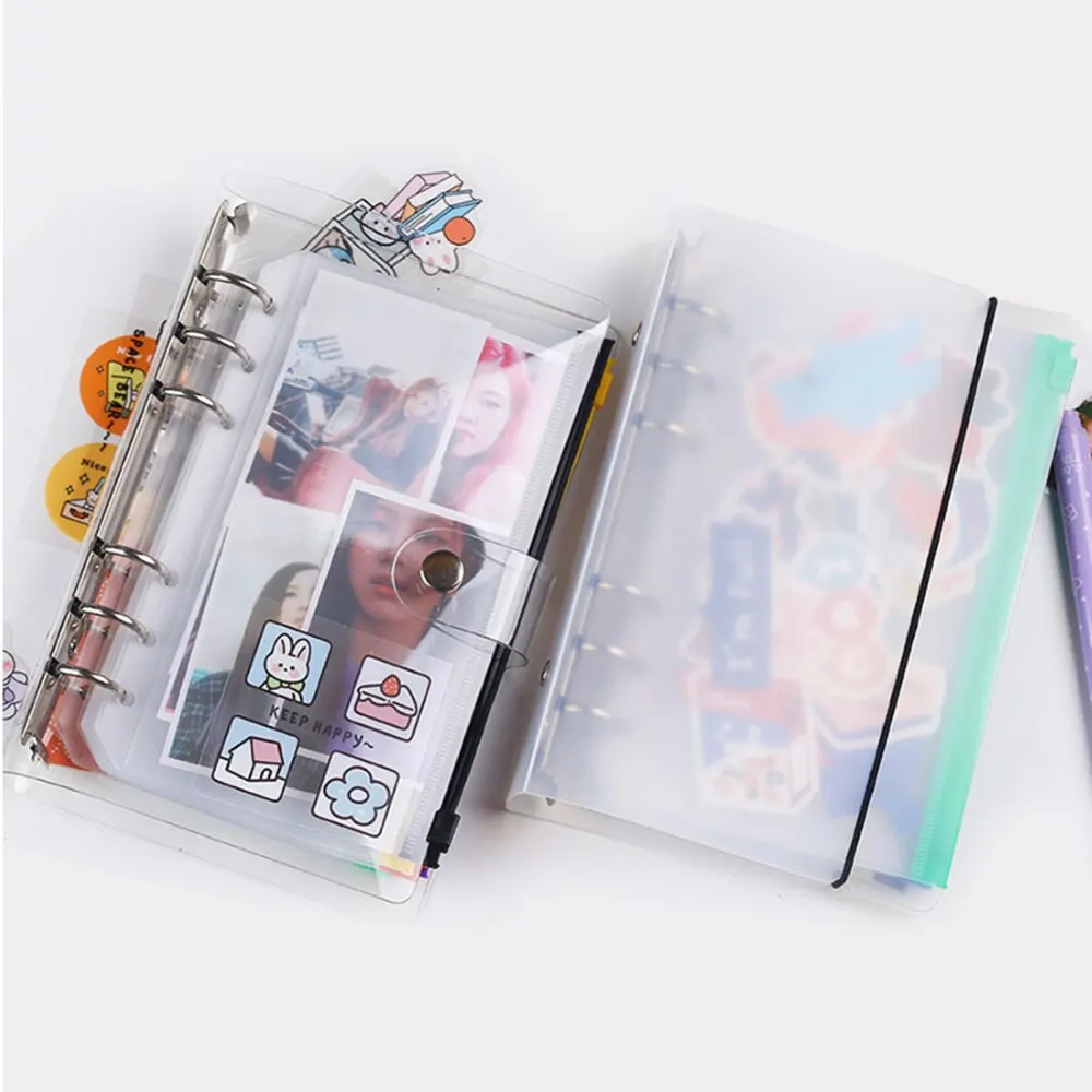 Папки для бумаг на молнии папки документов 12 шт. A6 106x170 мм прозрачная папка из ПВХ