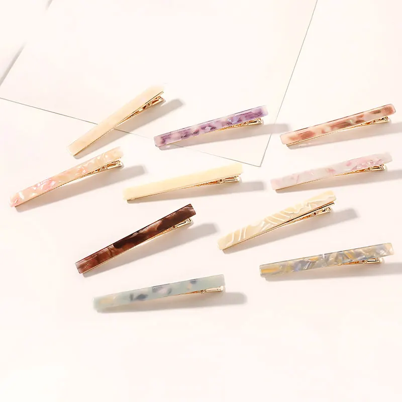 

Модное женское платье металлик акриловая заколка для волос клип милых боковых зажим геометрический заколки для волос аксессуары для волос,...