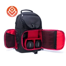 Big Capacity Photography Camera Waterproof Shoulders Backpack Video Tripod DSLR Bag w/ Rain Cover for Canon Nikon Sony Pentax