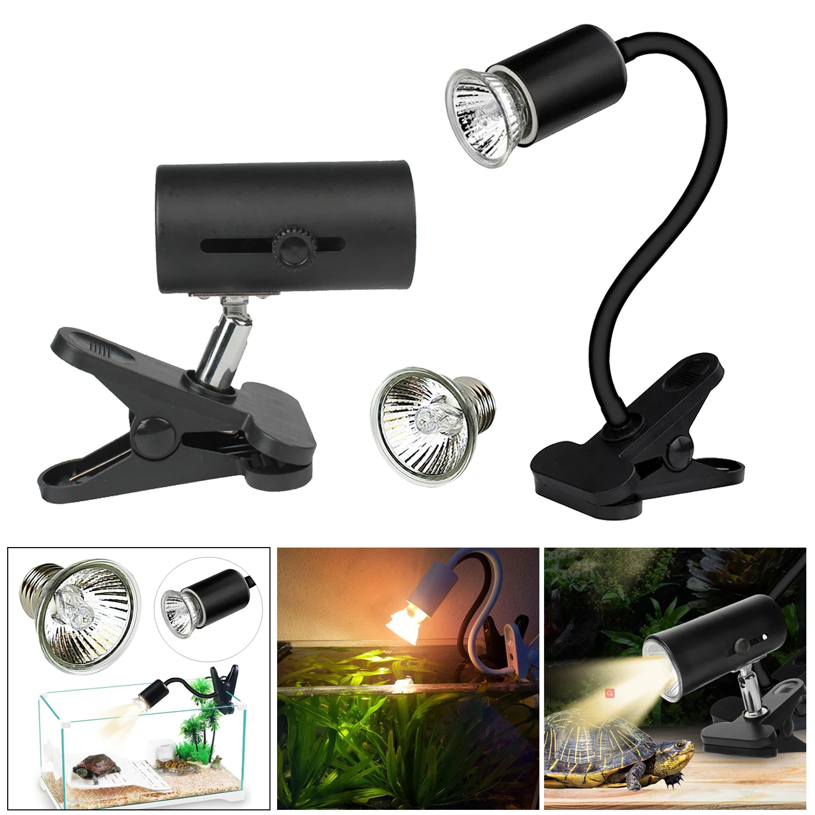 

Reptile Lamp 25/50W UVA+UVB Pet Heat Lamp Bulb Turtle Basking UV Light Bulbs Amphibians Lizards Temperature Controller
