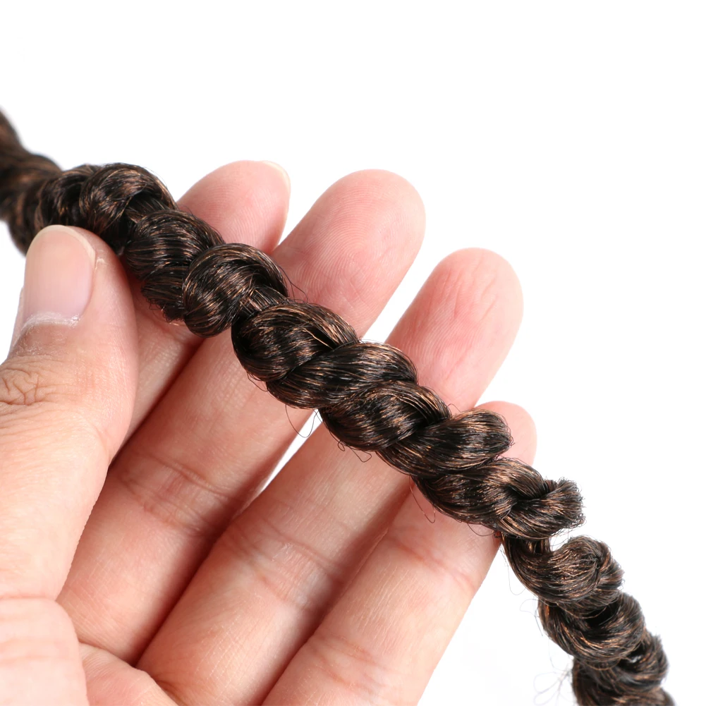 Предварительно скрученные волосы для вязания крючком MTMEI 18 дюймов