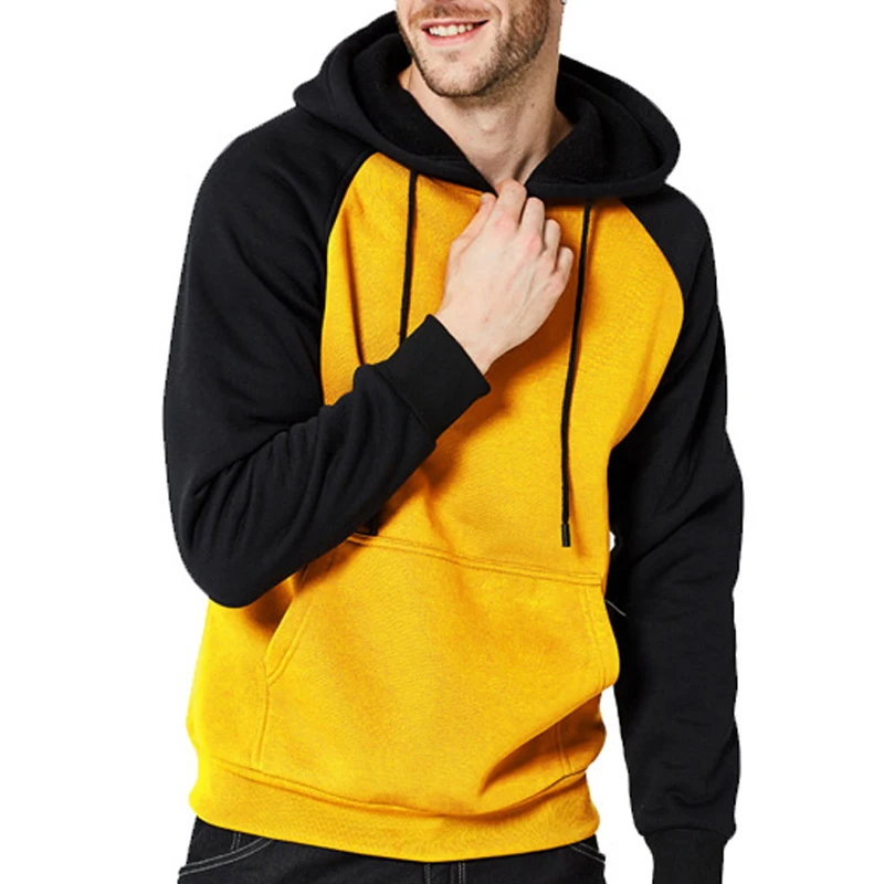 Модные брендовые мужские толстовки 2019 повседневные с капюшоном белого цвета