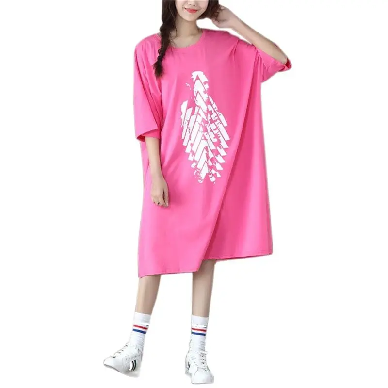 

Платье женское летнее из хлопка, батальных размеров, 8XL 7XL 6XL 5XL 4XL 3XL