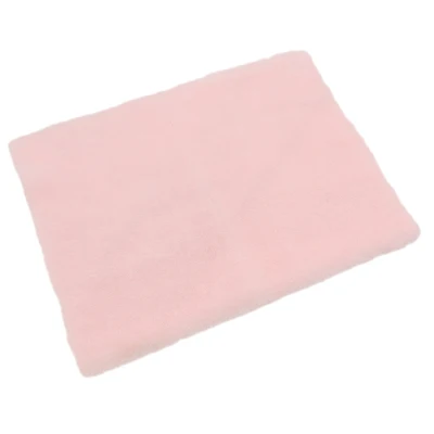 Light Pink Сплошной цвет мягкий искусственный мех A4 ткань лоскутное женские сумки одежда пальто лоскутное Ремесло Украшение материал - Цвет: Light Pink