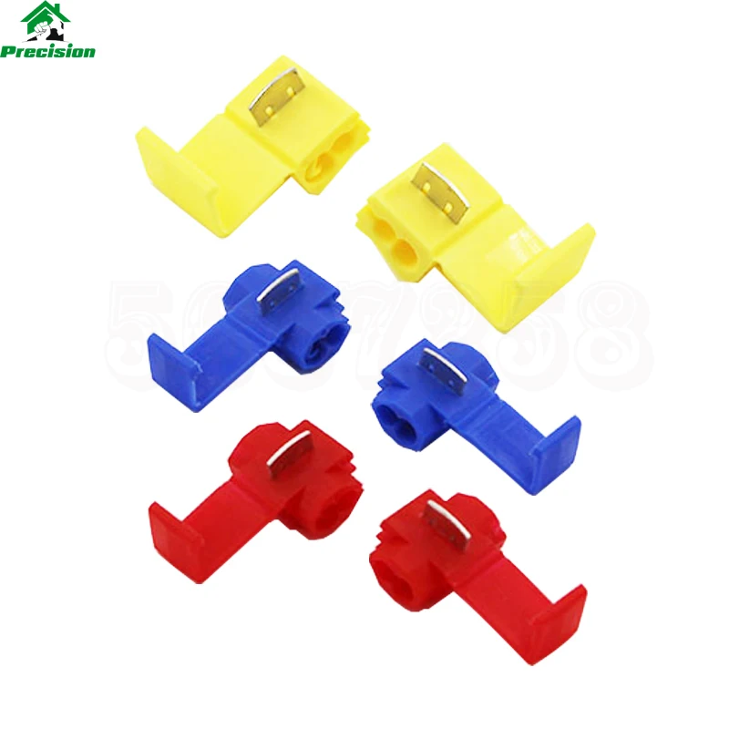 40-1000 шт. красные электрические кабельные разъемы быстрой фиксатор соединения