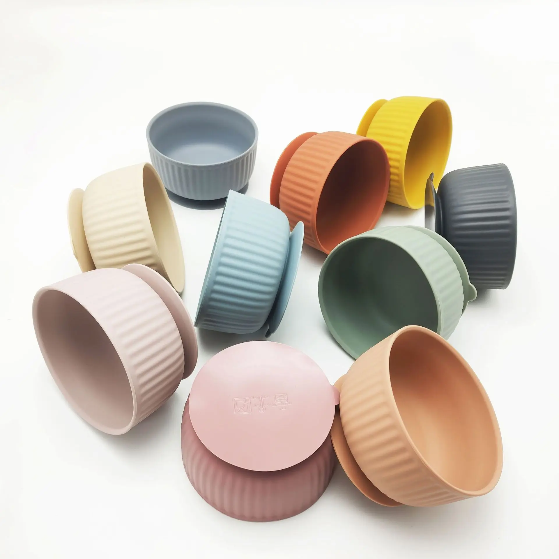 

Силиконовая миска для кормления ребенка, посуда, водонепроницаемые силиконовые блюда для детской чаши, Детская тарелка