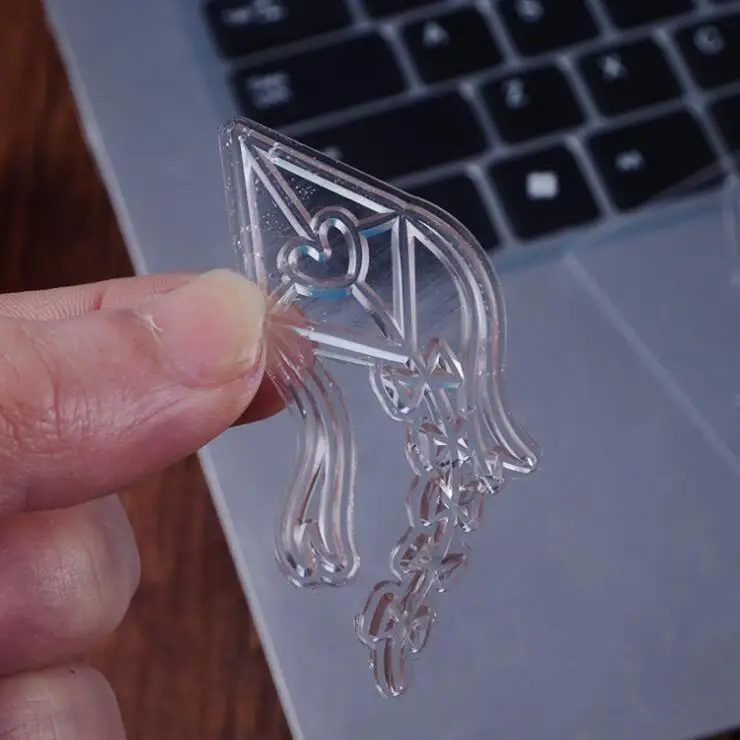 Воздушный змей в виде девочки Dog цветные резиновые силиконовые прозрачные штампы