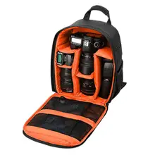 Waterproof DSLR Camera Bag Multi-functiona SLR Camera Dual Shoulders Carry Photo Backpack For Nikon Canon Pentax Panasonic Sony