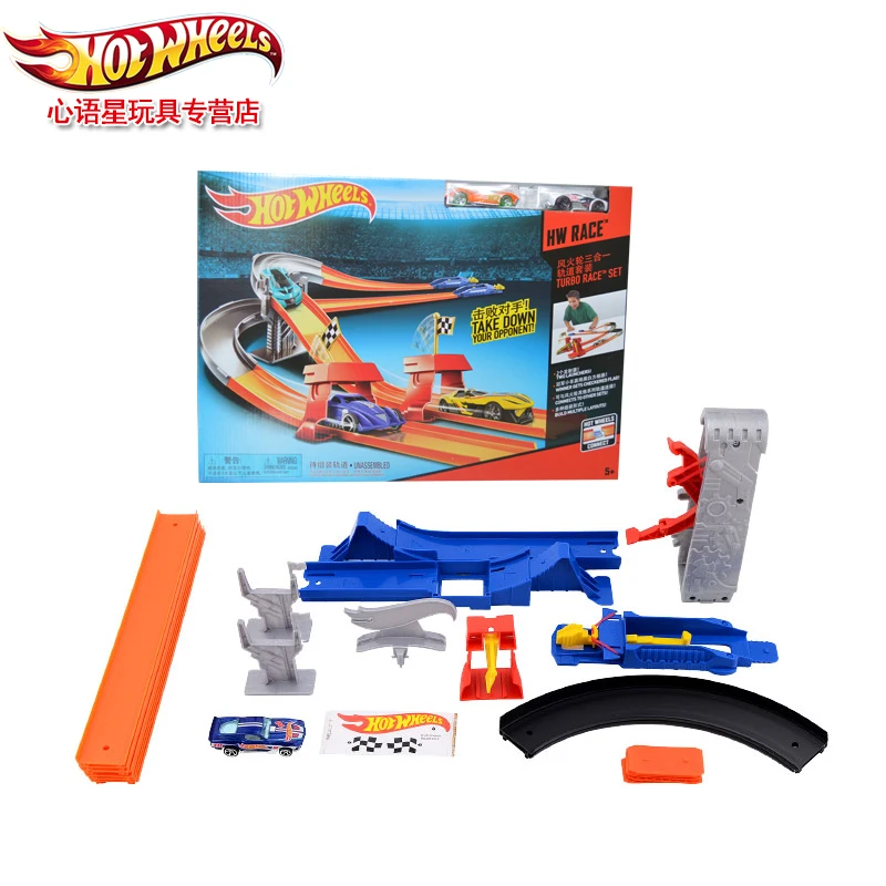 Hotwheels ECL 3 in 1 аксессуары для треков модель автомобиля поезд дети пластиковые