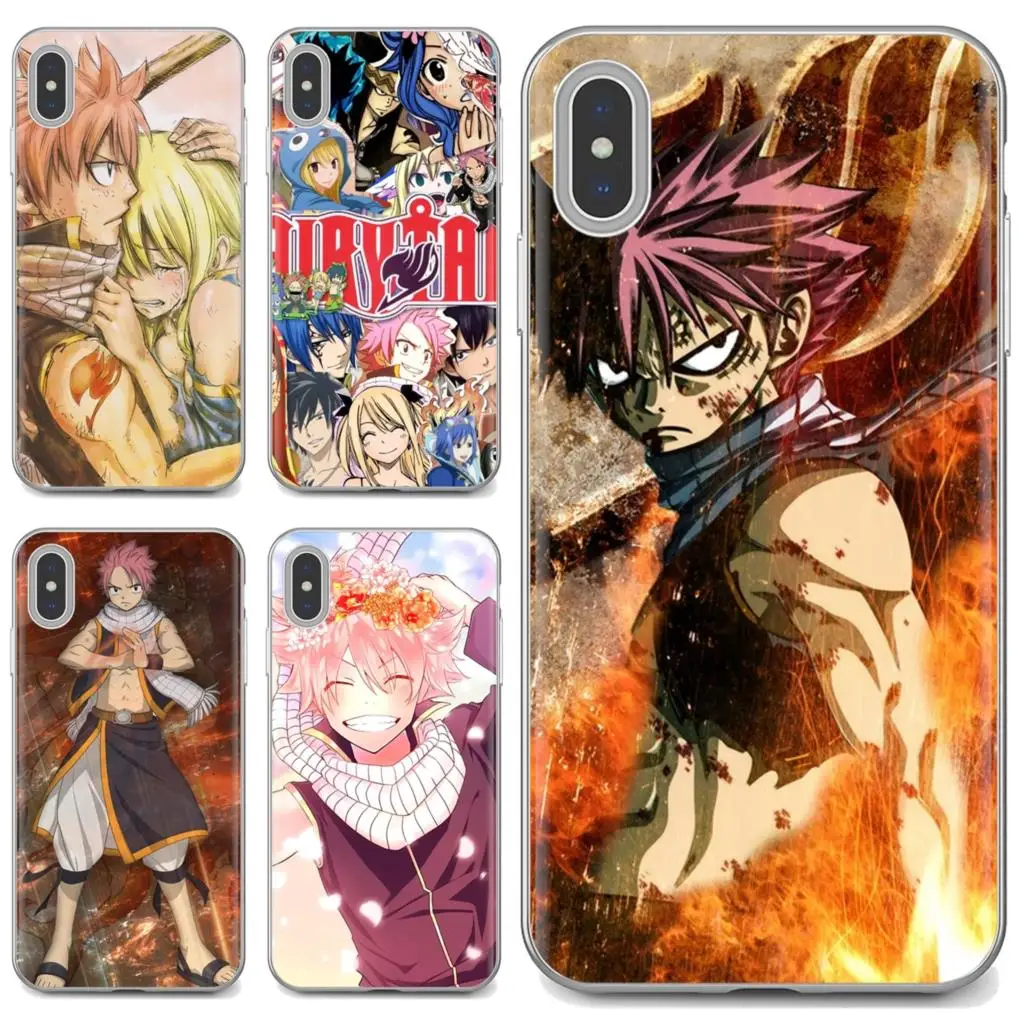 Чехол для телефона с изображением сказочного хвоста Нацу и Люси Samsung Galaxy A10 A30 A40 A50