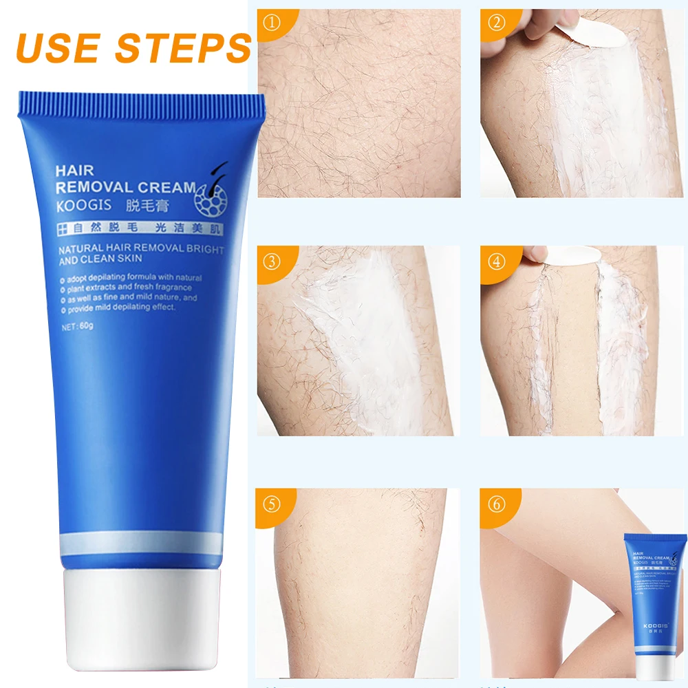 Крем для перманентного удаления волос ног Лобковая Подмышечная Депиляционная