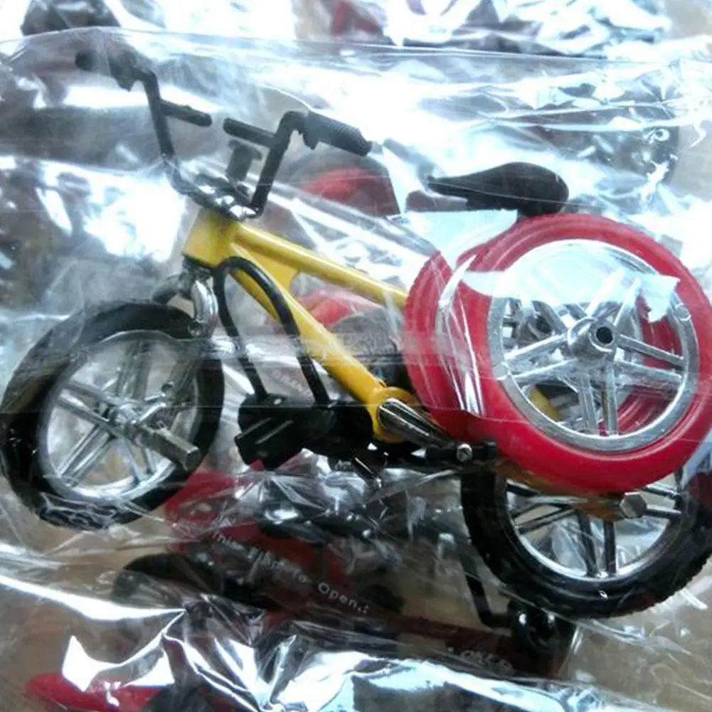 

Fidget Toys Mini Alloy Bicycle Model Sets Diecast Metal Finger Racing Mountain Simulation Bend Bike Toy Toys For Children Road C