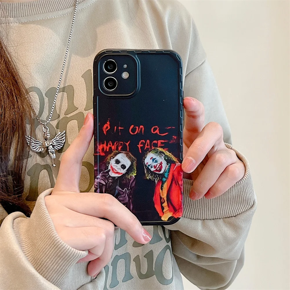

Luxury Burger Phone Cases for iPhone 11 12 13 Pro Max Mini XR XS Max X Back Shell Back Shell Pennywise De Clown Horror Case