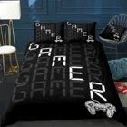 Игровой контроллер с рисунком, пододеяльник, двойнойКоролевскийбольшой размеры, стандартный комплект постельного белья с наволочкой, домашний декор для кровати