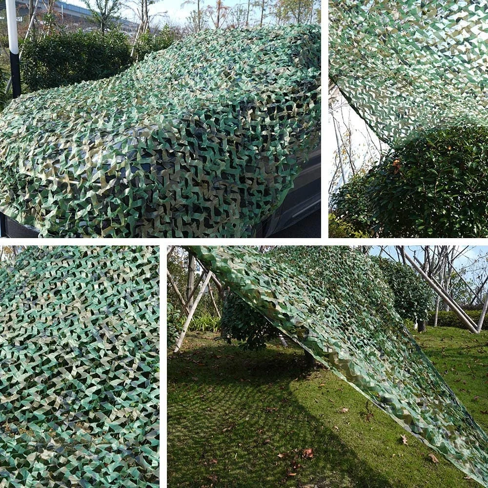 6x4m 3x2m Military Camouflage Net Hunting Netting Car Army Mesh Cover Tent Sun Shelter Camping Awning | Спорт и развлечения