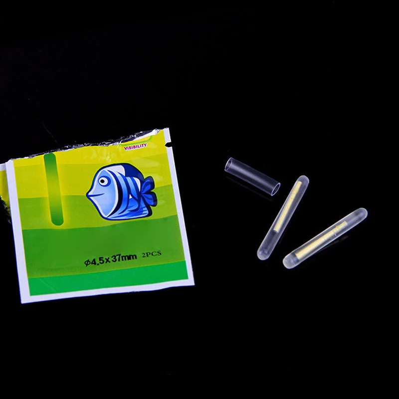

100pcs Fishing Fluorescent Light Stick Luminous Stick Night Float Glow Stick Fishing Float Clip On Dark Glow Fishing Supplies