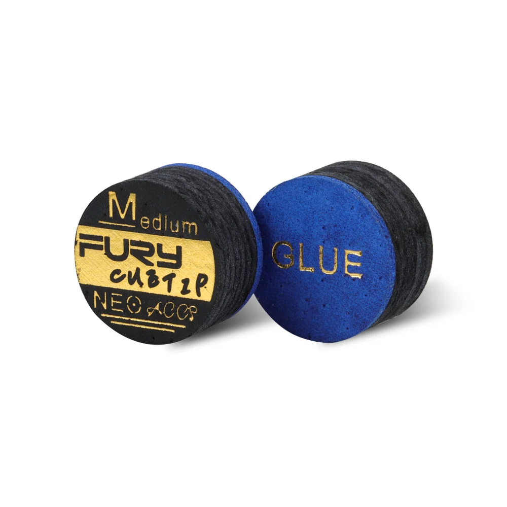 

Original Imports Fury Tip S/M Eight Layers of Pigskin Pool Cue Tip Authenticated 14mm Excellent Elasticity Billiard Accessories