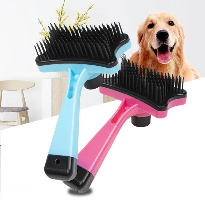 

Pet Hair Removal Comb Dog Massage Brush Cat Grooming Supplies Puppy Cleaning Tools Chihuahua Accessories Kitten Flea Comb