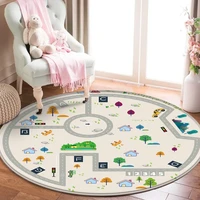 tapis salon round baby playmat flannel carpet for children %d0%b4%d0%b5%d0%ba%d0%be%d1%80 %d0%b4%d0%bb%d1%8f %d0%b4%d0%be%d0%bc%d0%b0 living room non slip alfombra cartoon kid home rugs