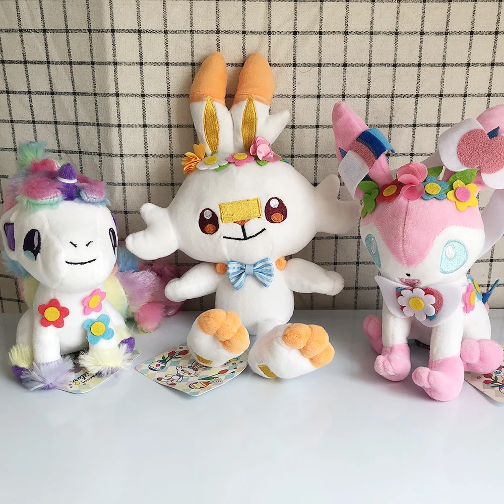 

Милый скорбанни сильвеон Ponyta Eevee, мягкая игрушка для детей