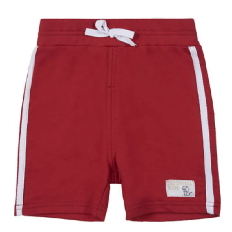 Свободные брюки для девочек летние пляжные мальчиков Короткие хлопковые шорты с