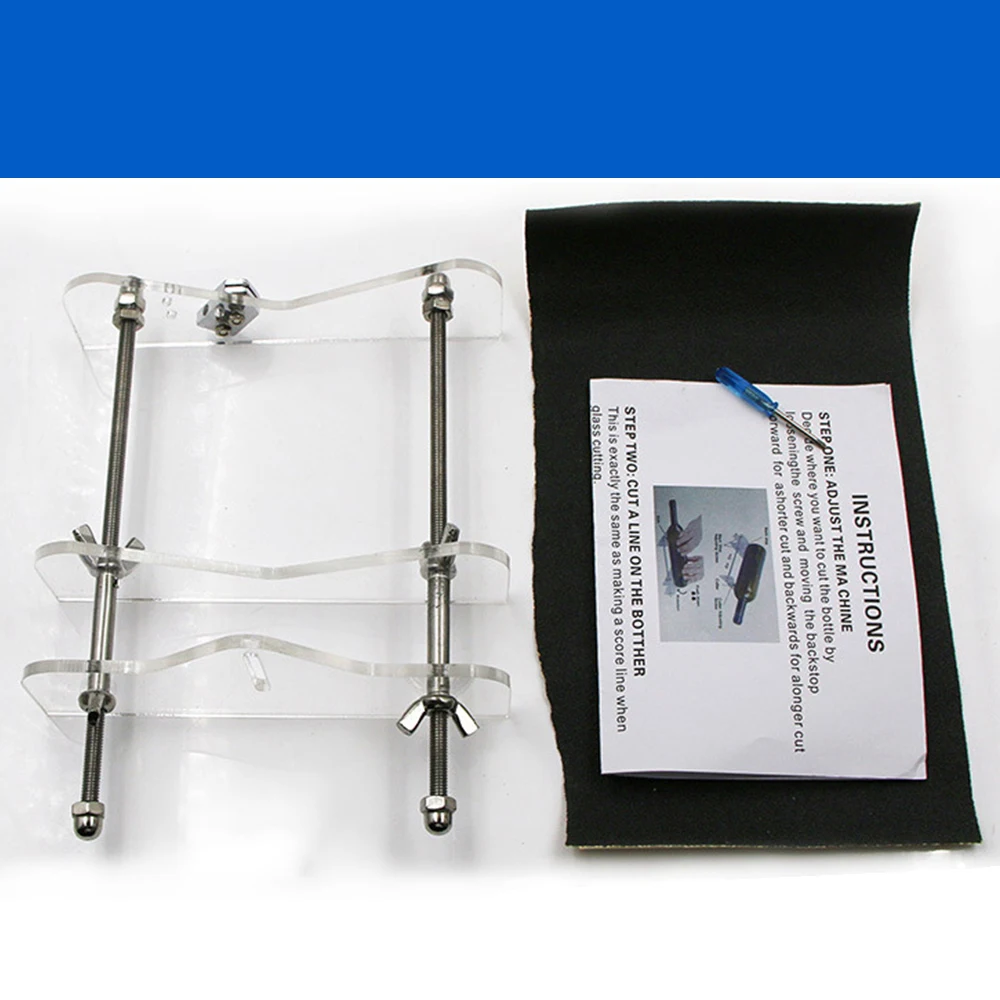 

Professional Glass Bottle Cutter Tool for Bottles Cutting Glass Bottle-cutter DIY Cut Tools Machine Wine Beer with Screwdriver