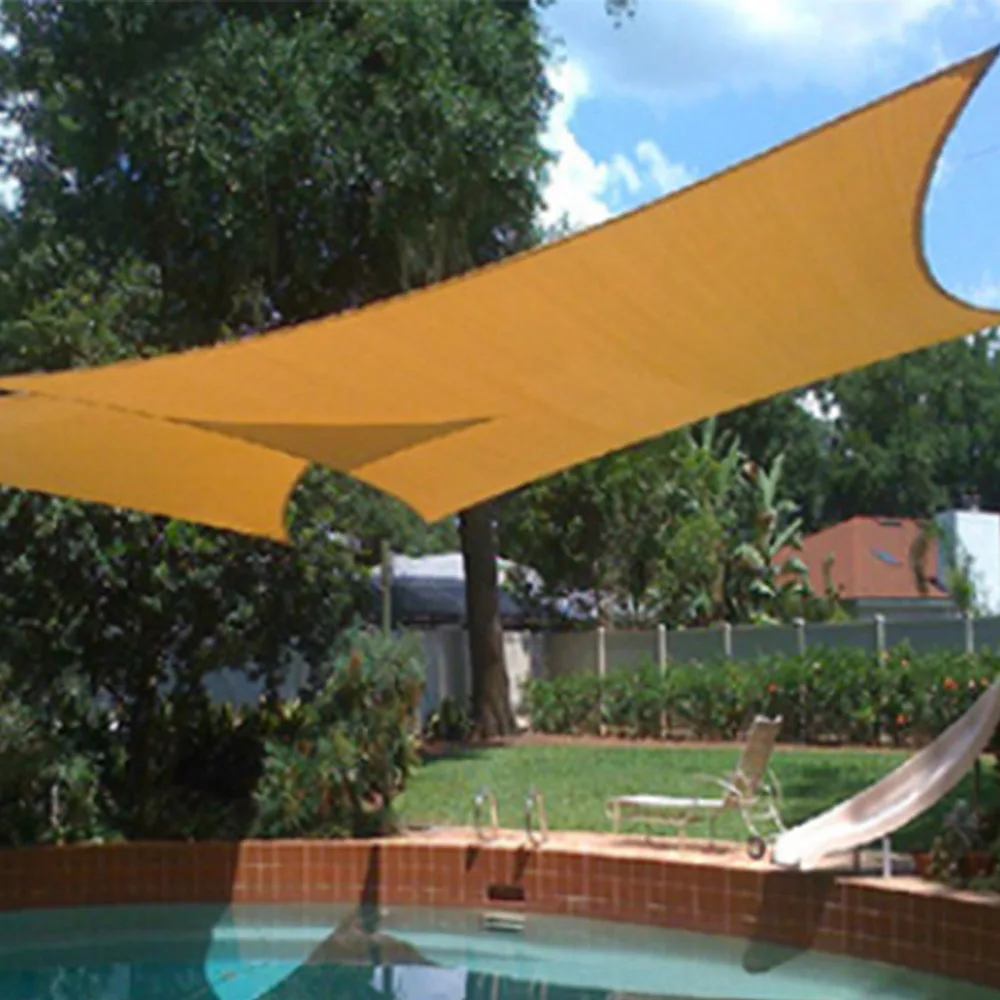 

3*3 M Sunshade Protection Shade Sail Waterproof Sunscreen Spinnaker Outdoor Garden Swimming Pool Polyester Anti-UV