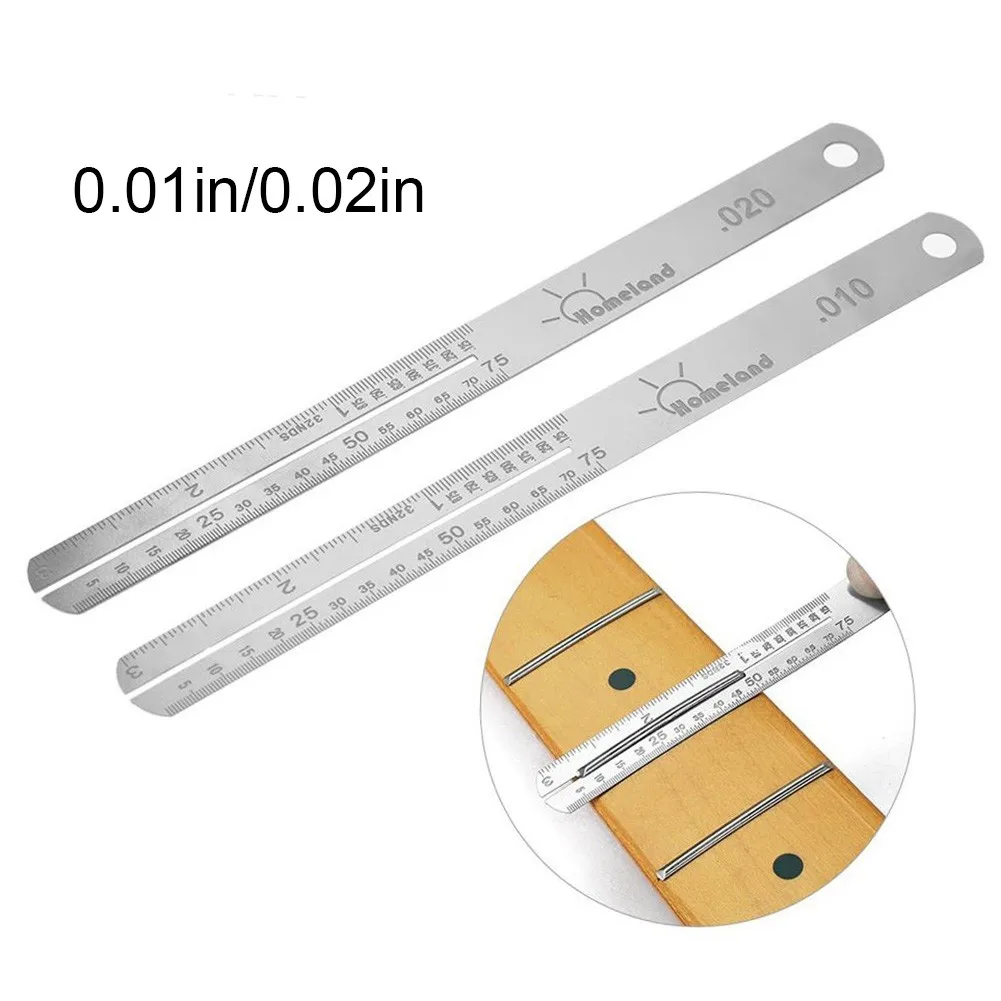

0.010/0.020 Inch Guitar Fretboard Protector Stainless Steel Fingerboard Fret Puller Nut Luthier Repair Tools For DIY Fret Works