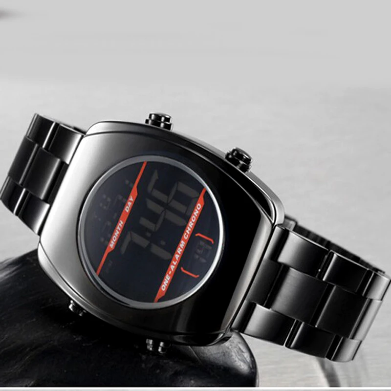 Часы наручные мужские с цифровым светодиодным дисплеем хит продаж