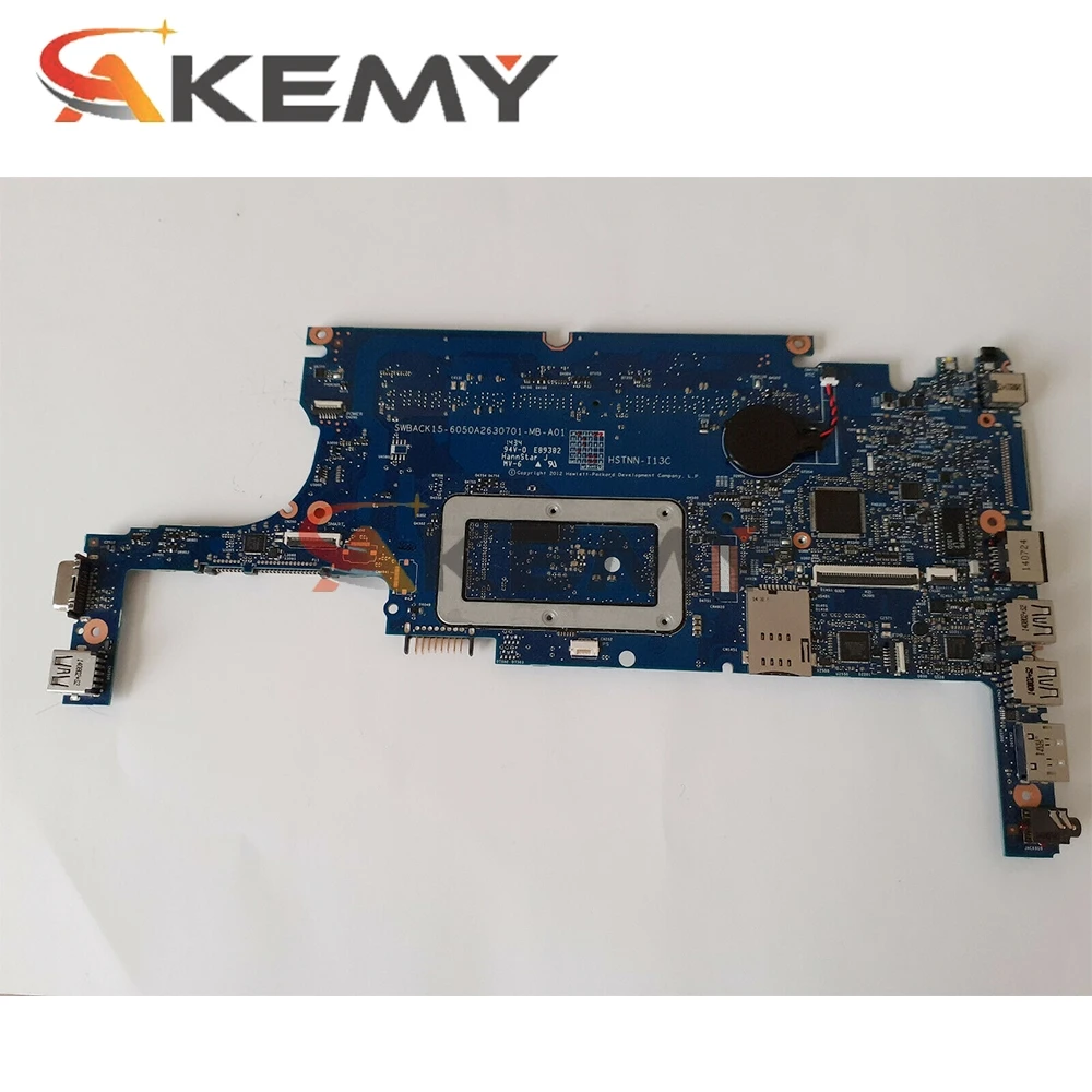 AKemy материнская плата для ноутбука HP EliteBook 720 820 G1 I7-4500U 817920-601 817920-501 6050A2560501-M3-A02 SR16Z