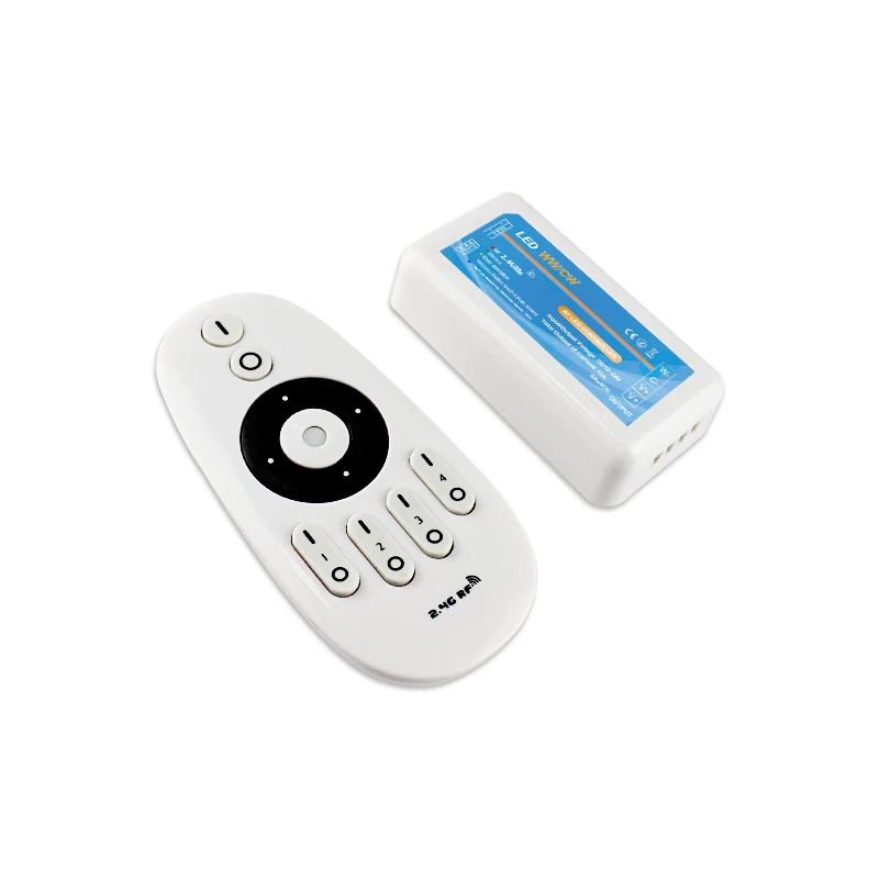 Высокое качество 2 4G LED контроллер с 4 зоны дистанционного WW 2700k до CW 6500K Цветовая