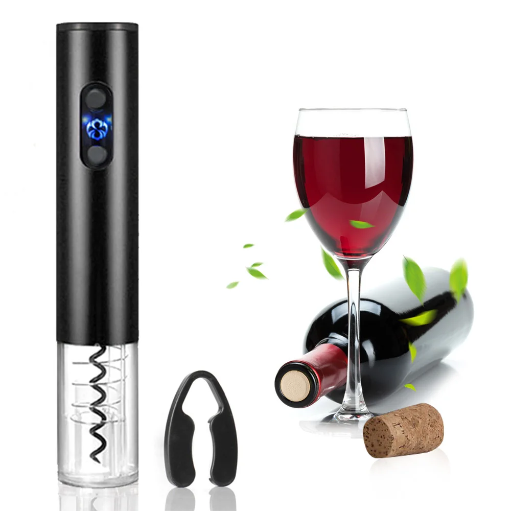 

Automatic Wine Opener Electric Wine Bottle Corkscrew Opener with Foil Cutter Automatic Corkscrew Kitchen Accessories