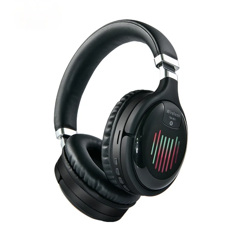 

True Wireless Headphones Stereo Headset with Mic FM TF Card Bluetooth-compatible Detachable Cable Headphone for Phone