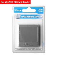 10pcslot for wii sd memory flash card adapter card reader sd adapter card slot for ngc console