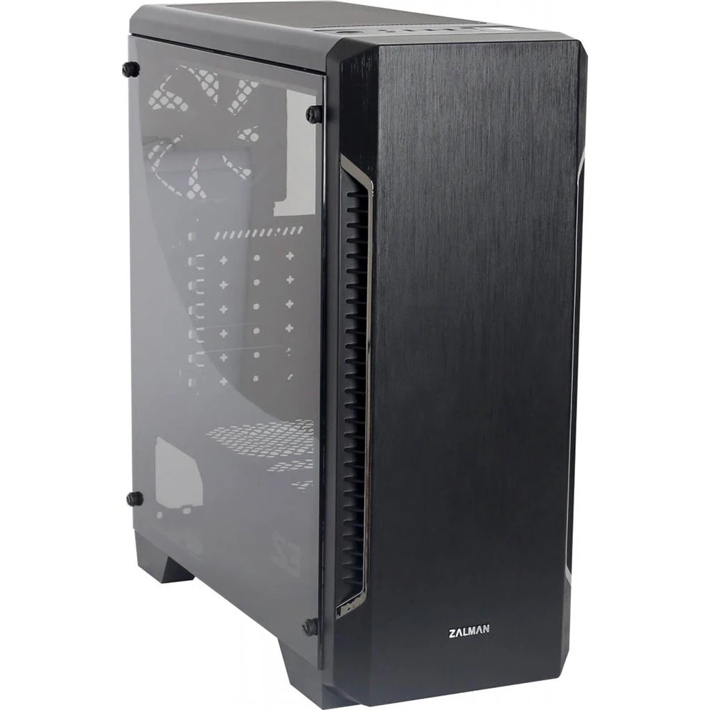Case for computer MidiTower Zalman S3 Cases Towers Components Office | Computer &