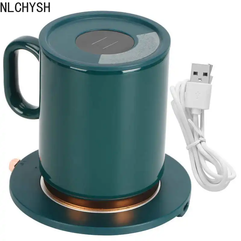 

Thermostatic Cup Warmer USB Electric Cup Heating Pad Home Office Coffee Mug Warmer Tea Water Milk Coffee Mugs Heated Coaster