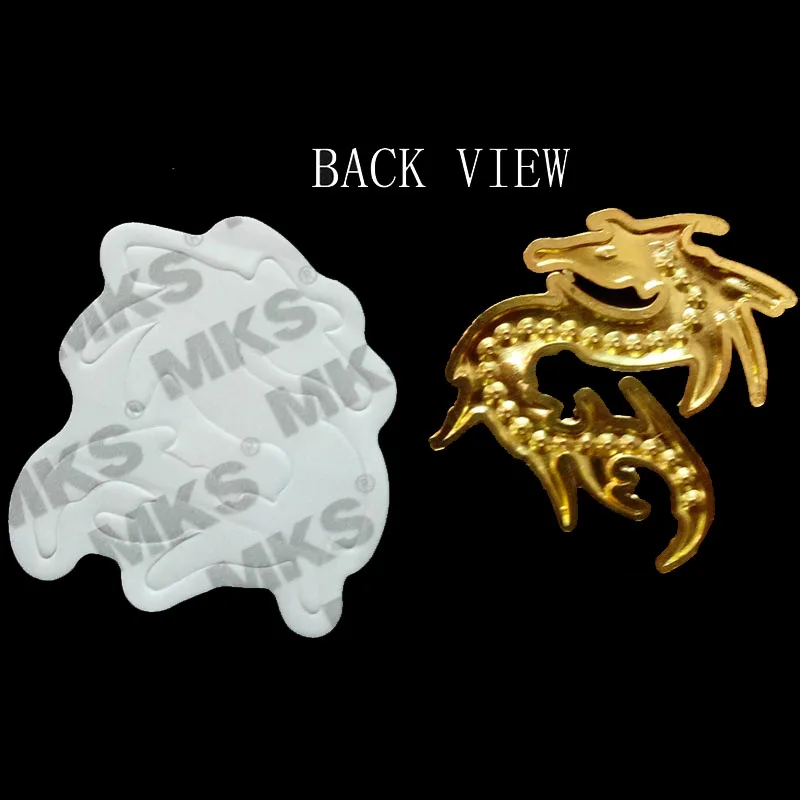Металлическая Эмблема в виде дракона с двусторонним клеем|car badge|car emblemmetal emblem |