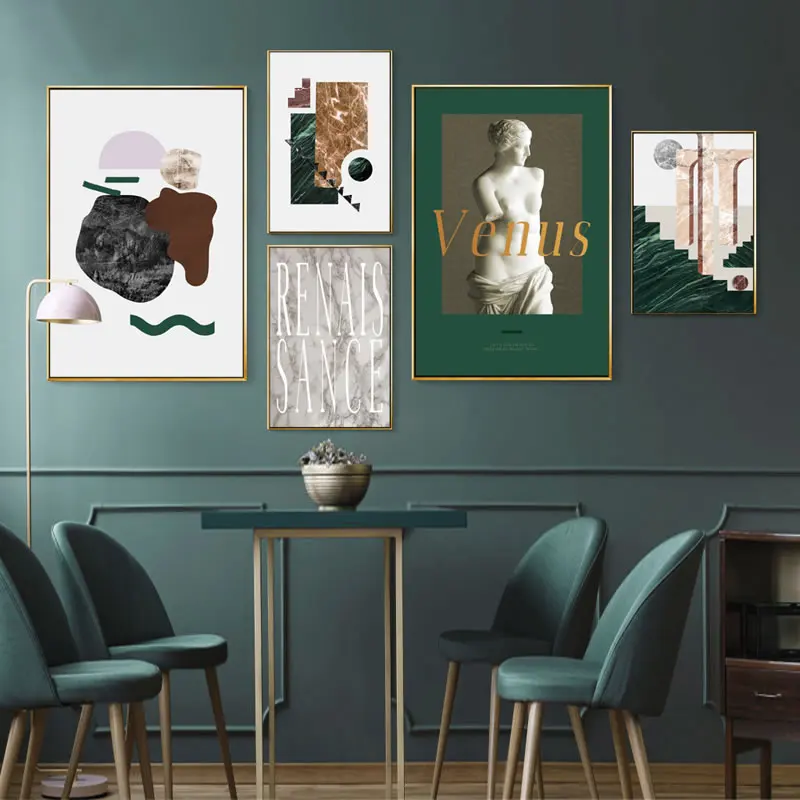 Модный постер винуса Геометрическая абстрактная картина на холсте искусство